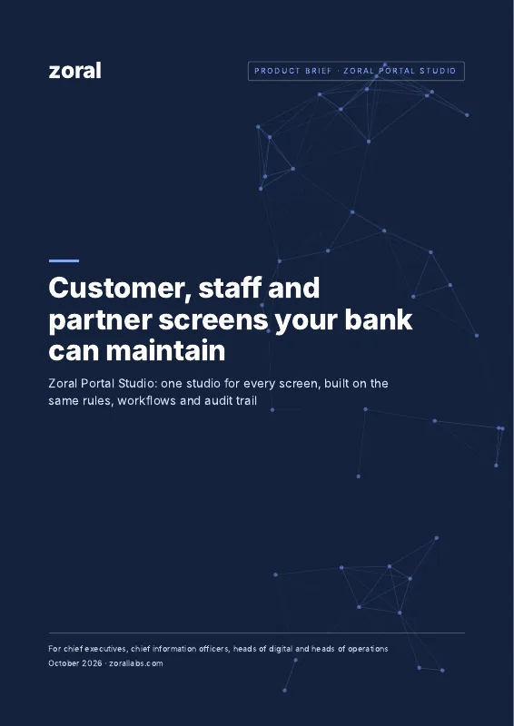 Cover of the Zoral Portal Studio product brief
