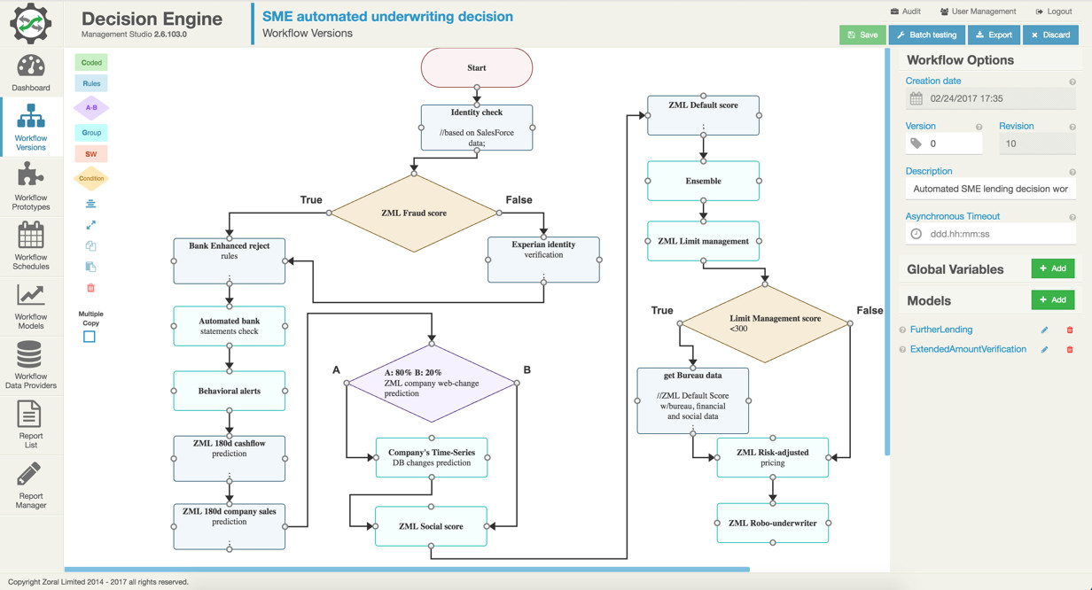 Zoral » Case Studies » ZDE/ZML Robo-Underwriting